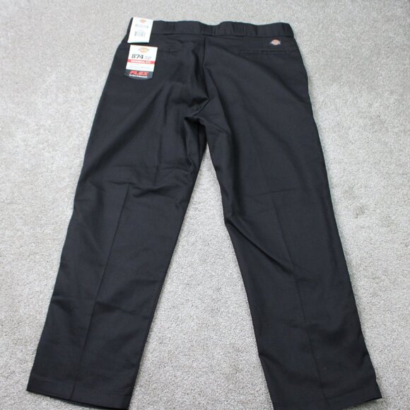 Dickies 874 Work Pants NWT Mens 40x30 Black Original Fit Flex Straight Leg - Picture 6 of 15